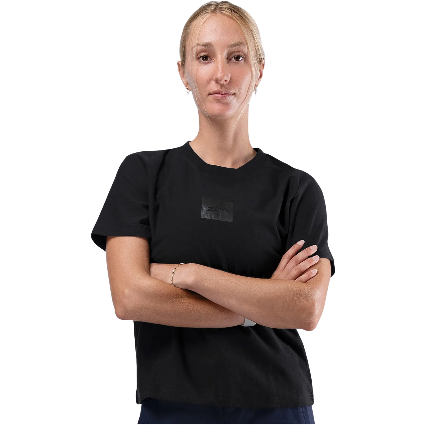 2026 Zhik Dame Carbon T-shirt TEE-0735-W-BLK - Black